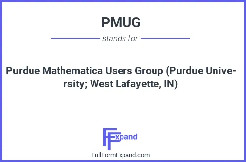 Full form of PMUG