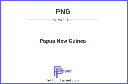 Full form of PNG