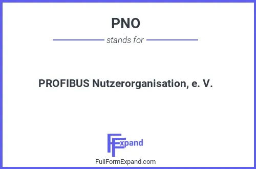 Full form of PNO