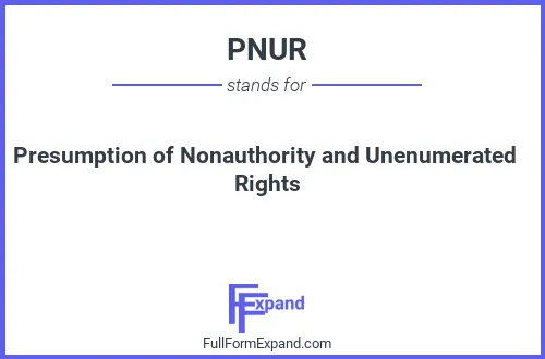 Full form of PNUR