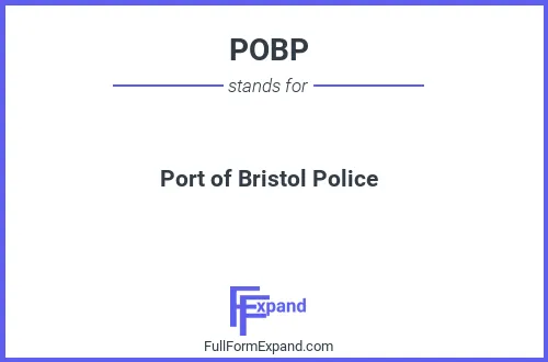 Full form of POBP