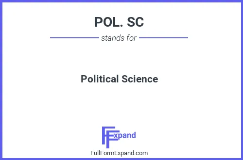 Full form of POL. SC