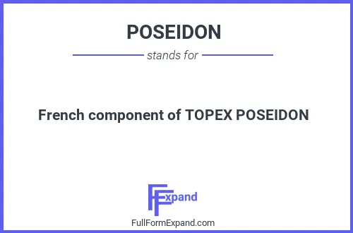 Full form of POSEIDON