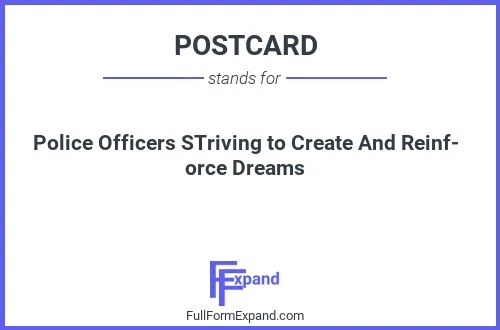 Full form of POSTCARD