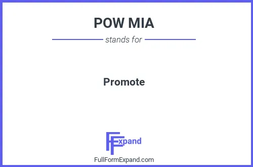Full form of POW MIA