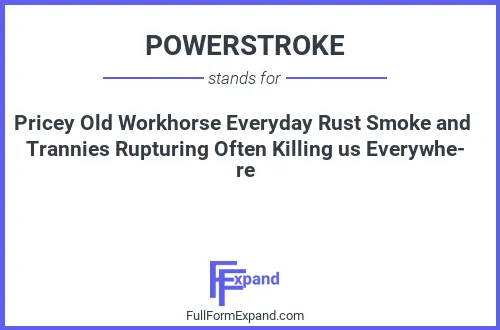 Full form of POWERSTROKE