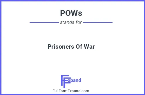 Full form of POWs