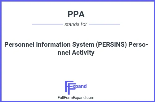 Full form of PPA