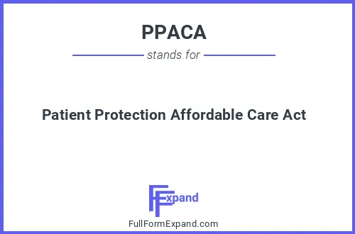 Full form of PPACA