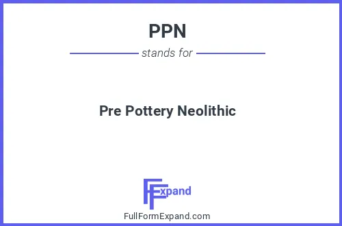 Full form of PPN