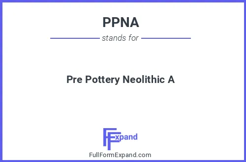 Full form of PPNA