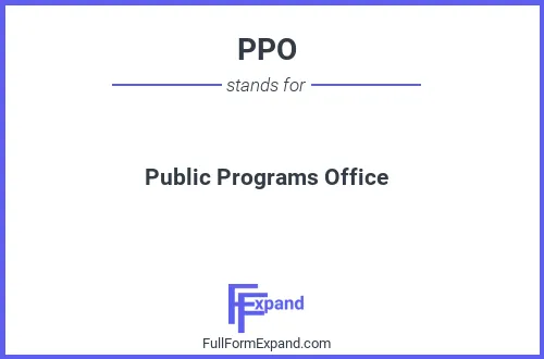 Full form of PPO