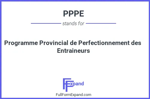 Full form of PPPE