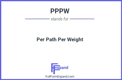 Full form of PPPW