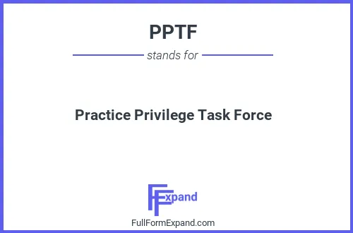 Full form of PPTF