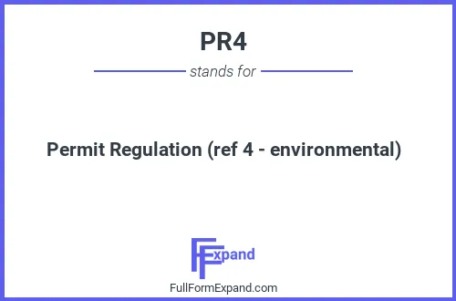 Full form of PR4