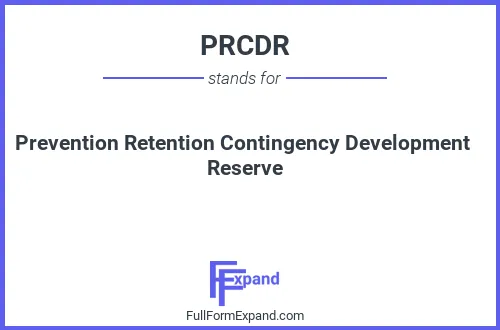 Full form of PRCDR