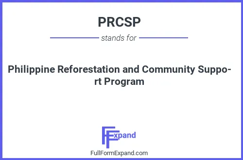 Full form of PRCSP