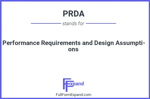 Full form of PRDA