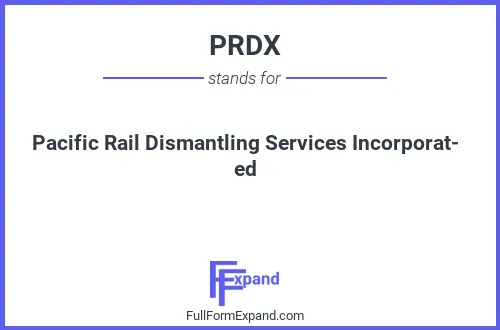 Full form of PRDX