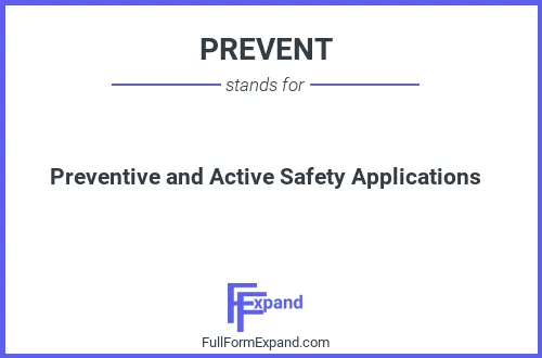 Full form of PREVENT