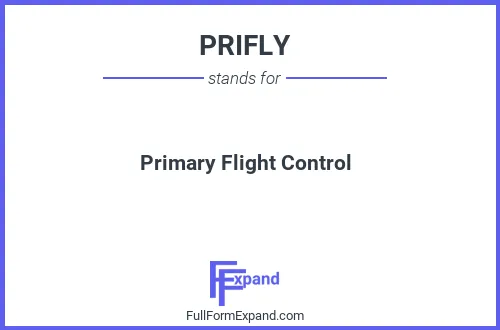 Full form of PRIFLY