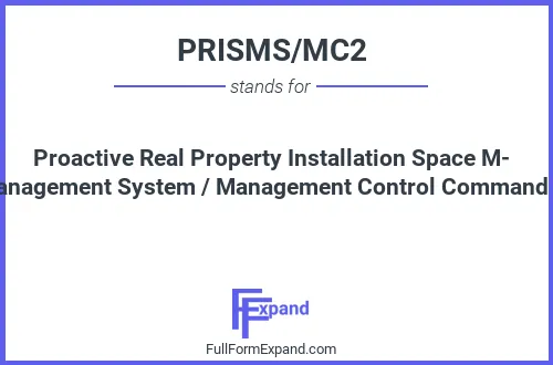 Full form of PRISMS/MC2