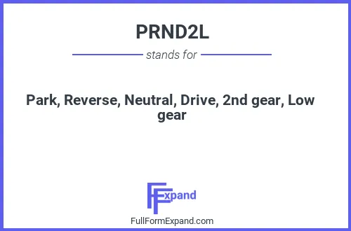 Full form of PRND2L