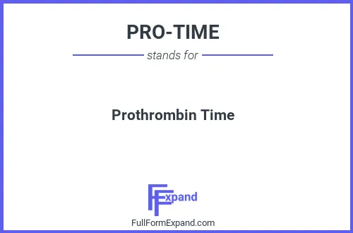 Full form of PRO-TIME