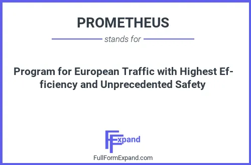 Full form of PROMETHEUS