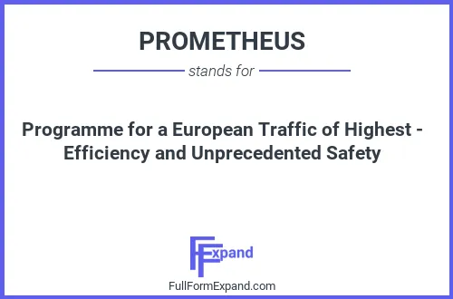 Full form of PROMETHEUS