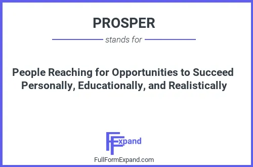 Full form of PROSPER