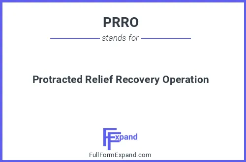 Full form of PRRO