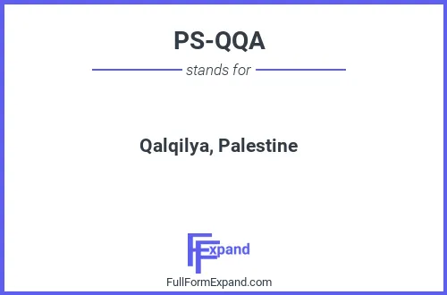 Full form of PS-QQA