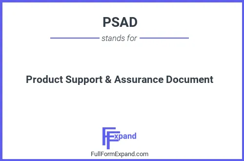 Full form of PSAD