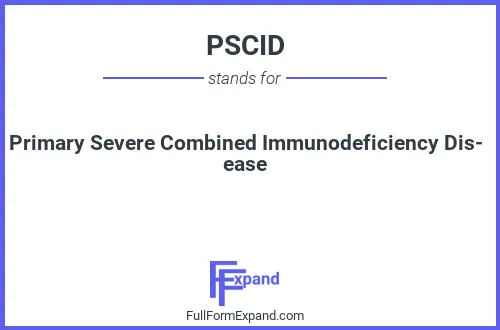Full form of PSCID