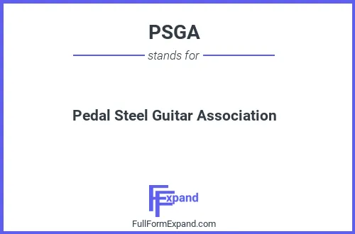 Full form of PSGA
