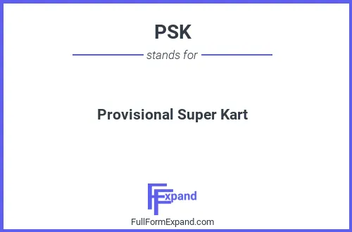 Full form of PSK