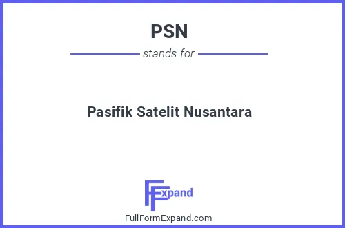 Full form of PSN