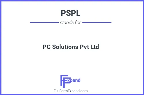 Full form of PSPL