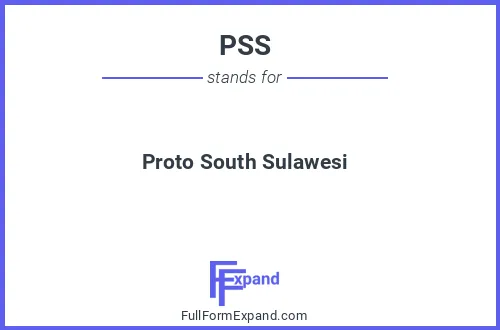 Full form of PSS