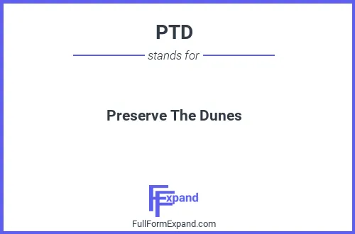 Full form of PTD