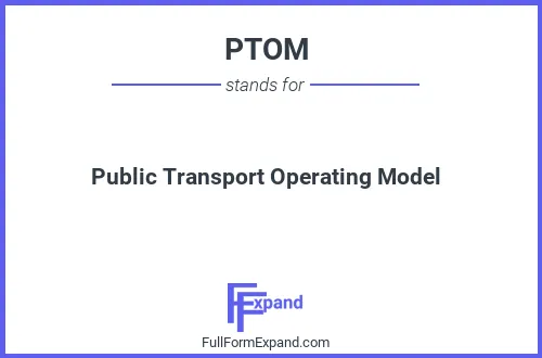 Full form of PTOM