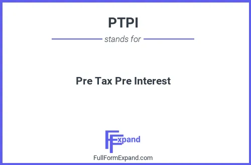Full form of PTPI