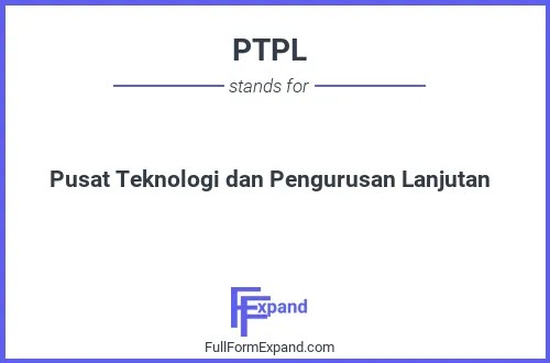 Full form of PTPL