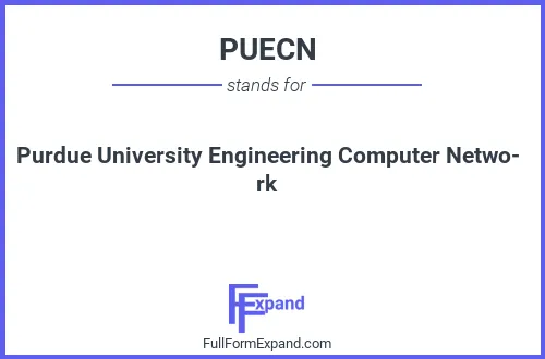 Full form of PUECN