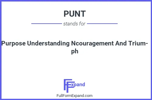 Full form of PUNT