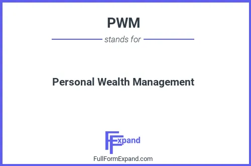 Full form of PWM