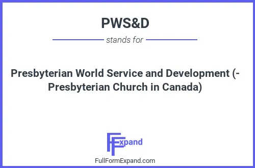 Full form of PWS&D
