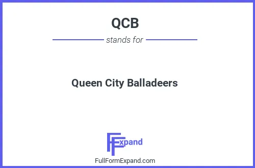 Full form of QCB